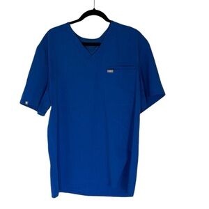 Figs Vivid Blue Short Sleeve for medical wear